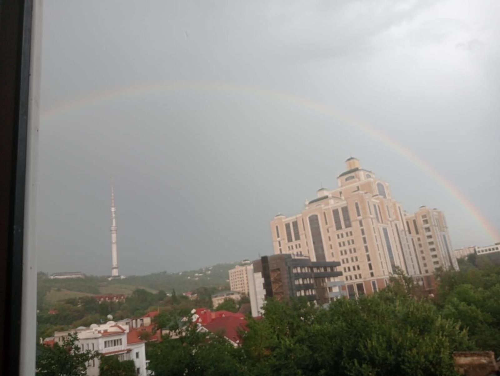Apartment Shevchenko Panfilova الماتي المظهر الخارجي الصورة